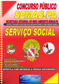 Apostila Impressa Concurso SEMAS-PA 2023 Servio Social