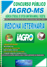 Apostila Impressa Concurso Público IAGRO-MS 2022 Medicina Veterinária