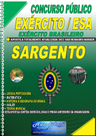 Apostila Impressa Concurso Exército Brasileiro - ESA 2022 Sargento