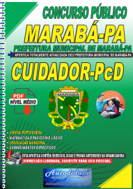 Apostila Digital Concurso Prefeitura de Marabá - PA 2022 Cuidador PcD