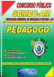 Apostila Impressa Concurso SEMEC de Manacapuru - AM 2024 Pedagogo