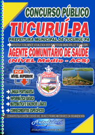 Apostila digital concurso de Tucuruí-PA 2023 - Agente Comunitário de Saúde