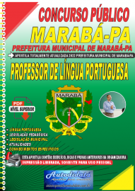 Apostila Digital Concurso Prefeitura de Marab - PA 2022 Professor de Lngua Portuguesa