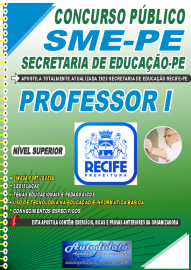 Apostila impresa concurso da SME Seduc-Recife-PE 2023 – Professor I