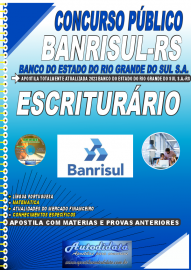 Apostila Impressa Concurso Banrisul- RS 2023 Escriturário