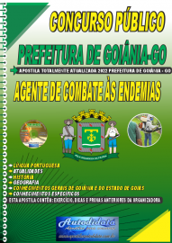 Apostila Impressa Concurso Prefeitura de Goiânia - GO 2022 Agente de Combate às Endemias 