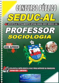Apostila Digital Concurso SEDUC - AL 2021 Professor de Sociologia