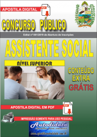 Apostila Digital Concurso Prefeitura Municipal de Tucum - PA 2019 Assistente Social