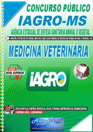 Apostila digital Concurso Agência Estadual de Defesa Sanitária Animal e Vegetal IAGRO-MS 2022 Medicina Veterinária