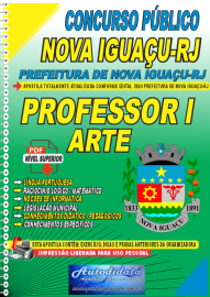 Apostila Digital Concurso Nova Iguau - RJ 2024 Professor de Arte l