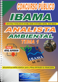 Apostila Digital Concurso IBAMA  - 2019 - Analista Ambiental TEMA I