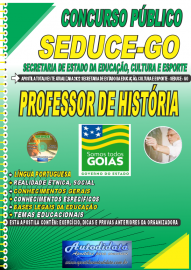 Apostila Impressa Concurso Secretaria de Estado da Educao, Cultura e Esporte - Seduce - GO 2022 Professor de Histria