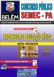 Apostila Digital Concurso Pblico SEMEC - PA 2020 Professor de Educao Fsica