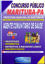 Apostila digital concurso da Prefeitura de Marituba-PA 2023 - Agente Comunitrio de Sade (ACS)