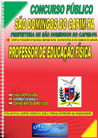 Apostila Impressa Concurso Prefeitura de So Domingos do Capim - PA 2024 Professor de Geografia