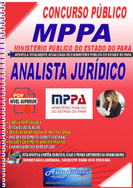Apostila Digital Ministrio Pblico do Par - MPPA 2022 Analista Jurdico