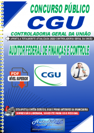 Apostila Digital Concurso Controladoria Geral da União - CGU 2022 Auditor Federal de Finanças e Controle