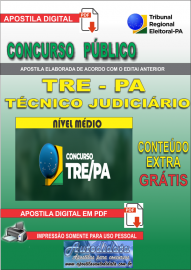 Apostila Digital Concurso TRE-PA 2019 Tcnico Judicirio
