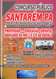 Apostila concurso público Santarém-PA 2023 – Professor de Educação Infantil