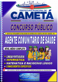 Apostila impressa PSS concurso de CAMET-PA 2023 - AGENTE COMUNITRIO DE SUDE -ACS