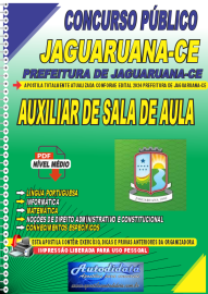 Apostila Digital Concurso Prefeitura de Jaguaruana - CE 2024 Auxiliar de Sala de Aula