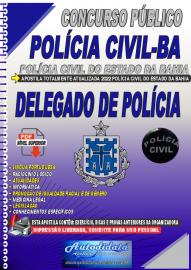 Apostila Digital Concurso Polcia Civil - BA 2022 Delegado