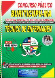 Apostila Digital Concurso Prefeitura de Buriticupu - MA 2022 Tcnico de Enfermagem