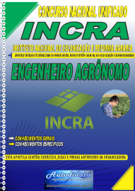 Apostila impressa concurso nacional unificado INCRA 2024 - Engenheiro Agrônomo