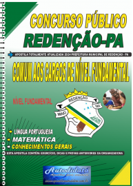 Apostila impressa concurso Prefeitura de Redenco-PA 2024 - Cargos de Nvel Fundamental