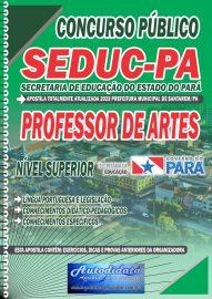 Apostila Impressa Concurso SEDUC - PA 2024 Professor de Artes