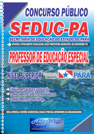 Apostila Impressa Concurso SEDUC - PA 2024 Professor de Educao Especial
