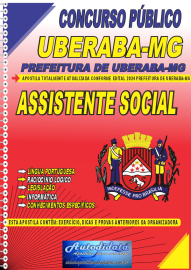 Apostila Impressa Concurso Prefeitura de Uberaba - MG 2024 Assistente Social