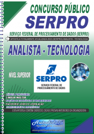 Apostila impressa concurso da SERPRO 2023 Analista – Tecnologia