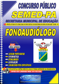 Apostila Digital Concurso Prefeitura de Castanhal - PA SEMED - PA 2024 Fonoaudilogo