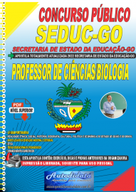 Apostila Digital Concurso SEDUC - GO 2022 Professor de Cincias e Biologia