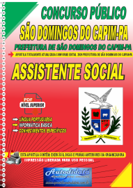Apostila Digital Concurso Prefeitura de So Domingos do Capim - PA 2024 Assistente Social