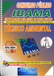 Apostila digital para o Concurso Público IBAMA - 2022 TÉCNICO AMBIENTAL
