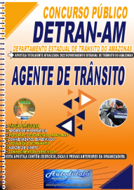 Apostila Impressa Concurso Detran - AM 2022 Agente de Trãnsito