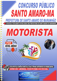 Apostila Digital Concurso Santo Amaro-MA 2022 Motorista
