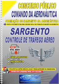 Apostila Digital Concurso Aeronutica do Brasil 2024 Sargento de Controle de Trfego Areo