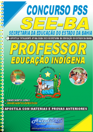 Apostila Impressa Concurso SEE-BA 2023 Professor de Educao Indgena 