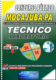Apostila Digital Concurso Pblico Prefeitura de Mocajuba - PA 2021 Tcnico de Laboratrio