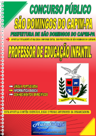 Apostila Impressa Concurso Prefeitura de So Domingos do Capim - PA 2024 Professor de Educao Infantil