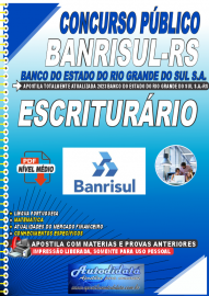 Apostila Digital Concurso Banrisul- RS 2023 Escriturário
