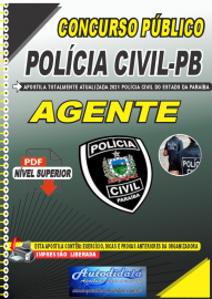 Apostila Digital Polícia Civil-PB 2021 Agente Investigador