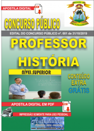 Apostila Digital Concurso - Prefeitura Municipal de Imperatriz - MA 2019 - Professor Histria