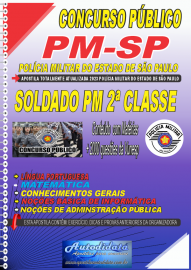 Apostila impressa Polcia Militar do Estado de So Paulo PM-SP 2023 - Soldado + 2000 QUESTES