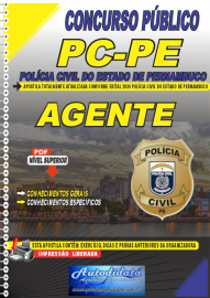Apostila Digital Concurso Polcia Civil - PE 2024 Agente