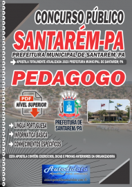 Apostila Digital em PDF concurso de Santarém-PA 2023 – Pedagogo