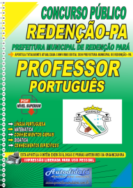 Apostila Digital Concurso Redeno - PA 2024 Professor de Portugus